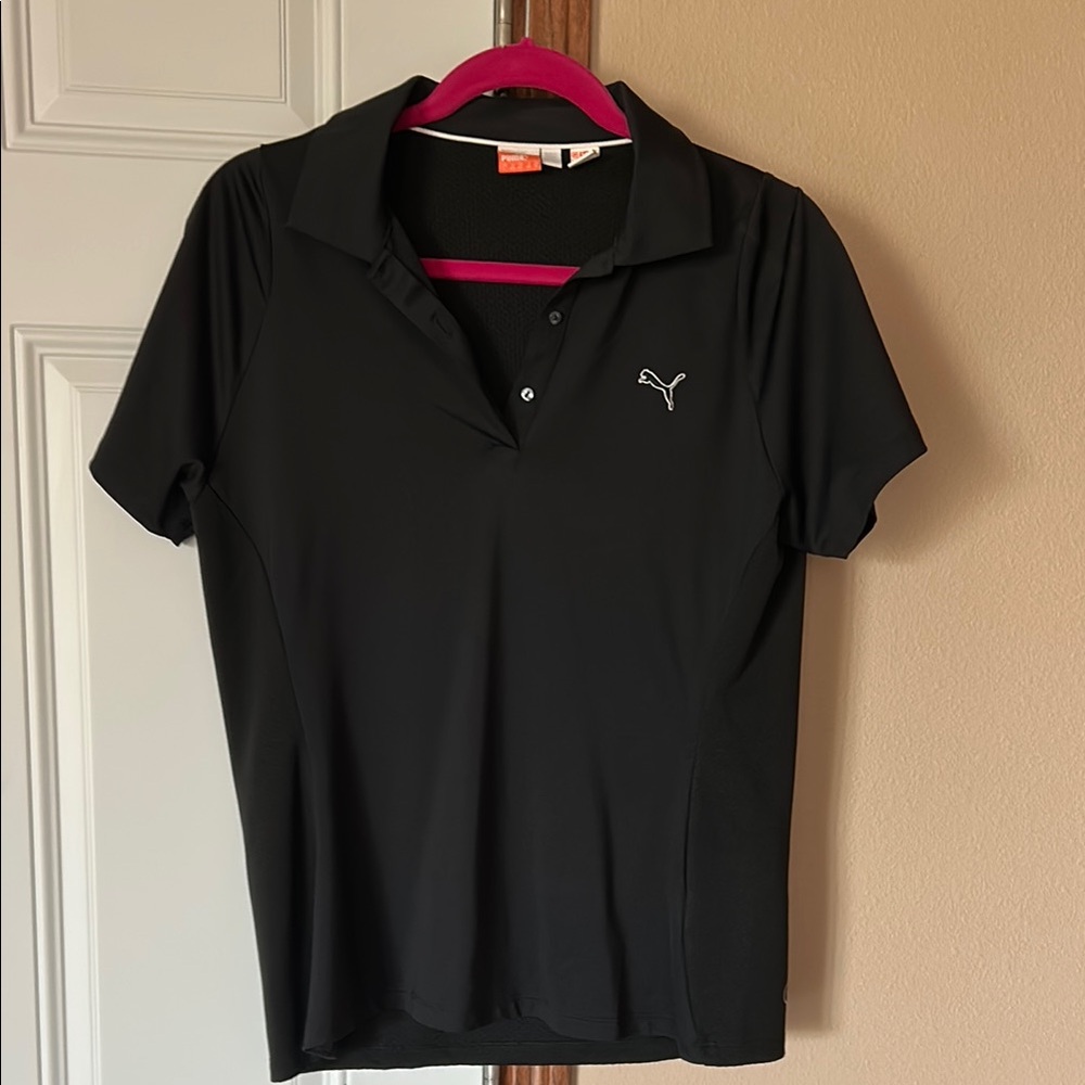 Puma Women's Black Polo Shirt